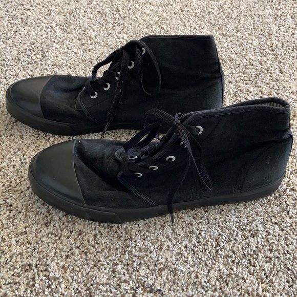 BANGS Shoes - Bangs Onyx High Top Canvas Shoes Size M 11 - W 12.5